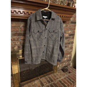 And Now This Heavy Gray Button Down Shirt Size Medium NWT